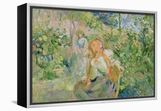 In the Garden at Roche-Plate, 1894-Berthe Morisot-Framed Premier Image Canvas