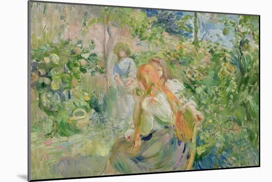 In the Garden at Roche-Plate, 1894-Berthe Morisot-Mounted Giclee Print