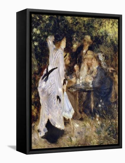 In the Garden (Au Jardin Du Moulin De La Galett), 1876-Pierre-Auguste Renoir-Framed Premier Image Canvas