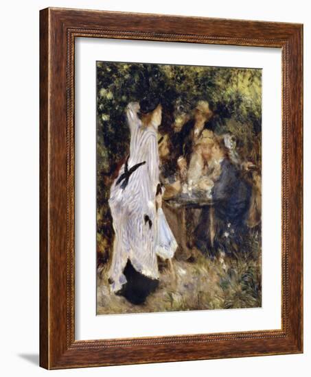 In the Garden (Au Jardin Du Moulin De La Galett), 1876-Pierre-Auguste Renoir-Framed Giclee Print