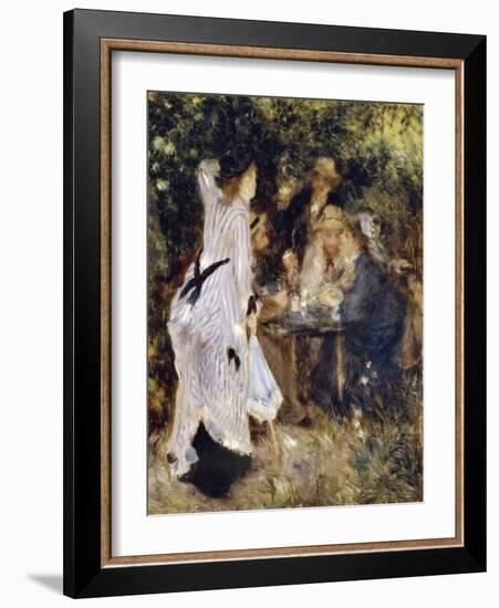 In the Garden (Au Jardin Du Moulin De La Galett), 1876-Pierre-Auguste Renoir-Framed Giclee Print