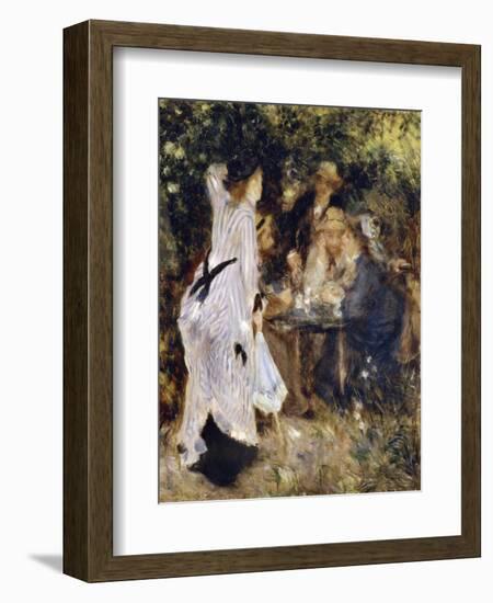 In the Garden (Au Jardin Du Moulin De La Galett), 1876-Pierre-Auguste Renoir-Framed Giclee Print