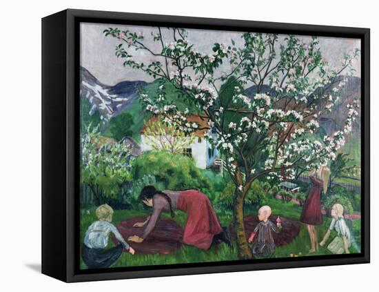 In the Garden by Nikolai Astrup-Nikolai Astrup-Framed Premier Image Canvas