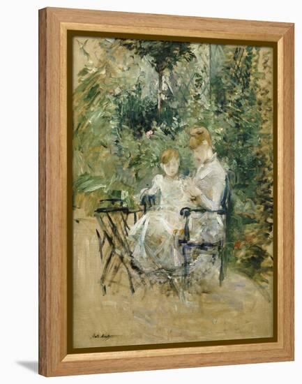 In the Garden; Dans Le Jardin, C.1885-Berthe Morisot-Framed Premier Image Canvas