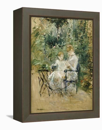 In the Garden; Dans Le Jardin, C.1885-Berthe Morisot-Framed Premier Image Canvas