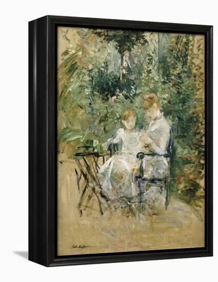 In the Garden; Dans Le Jardin, C.1885-Berthe Morisot-Framed Premier Image Canvas