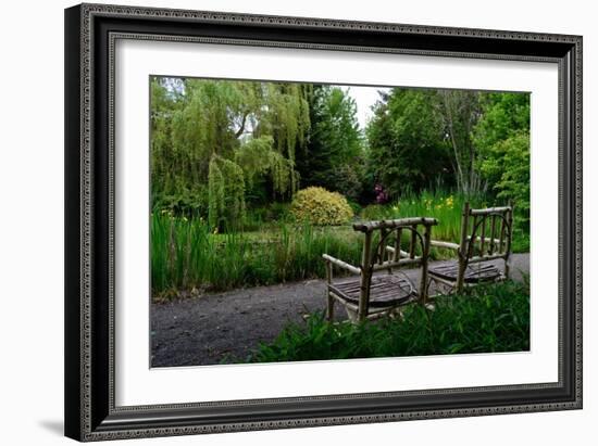 In the Garden I-Brian Moore-Framed Photographic Print