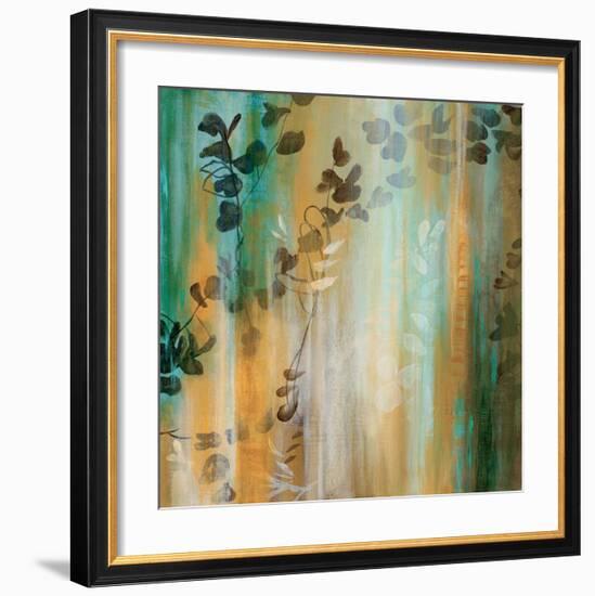 In The Garden II-Cat Tesla-Framed Art Print