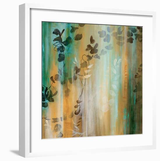 In The Garden II-Cat Tesla-Framed Art Print