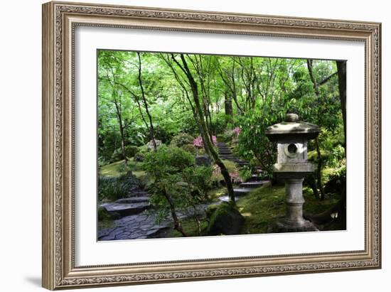 In the Garden II-Brian Moore-Framed Photographic Print