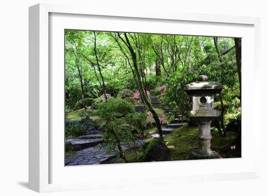 In the Garden II-Brian Moore-Framed Photographic Print