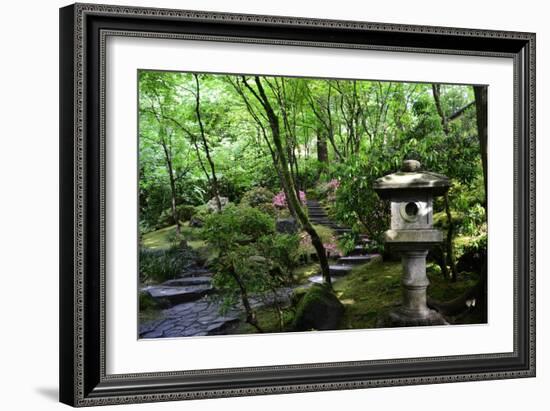 In the Garden II-Brian Moore-Framed Photographic Print