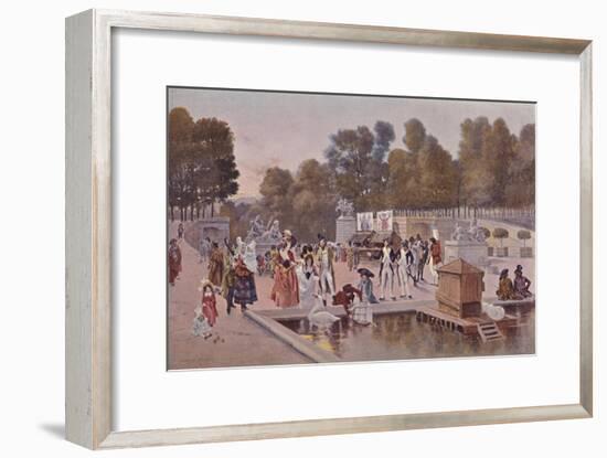 'In The Garden of the Tuileries', 1896-Unknown-Framed Giclee Print