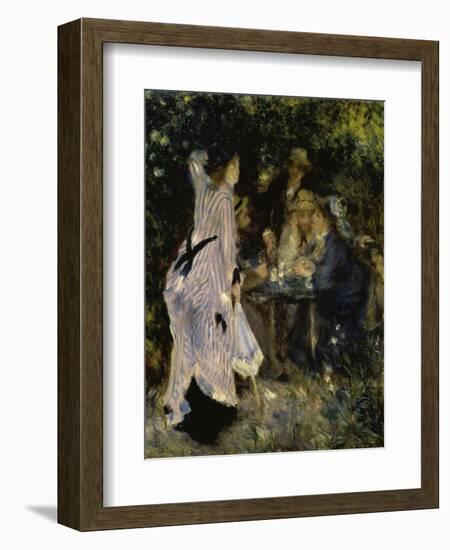 In the Garden Under the Trees-Pierre-Auguste Renoir-Framed Giclee Print