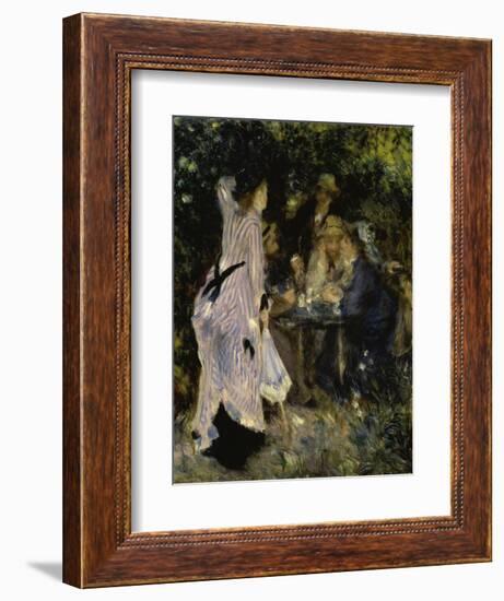 In the Garden Under the Trees-Pierre-Auguste Renoir-Framed Giclee Print