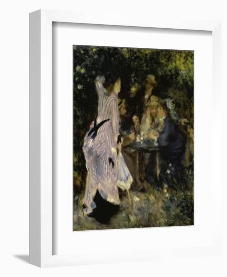 In the Garden Under the Trees-Pierre-Auguste Renoir-Framed Giclee Print