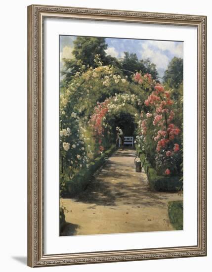 In the Garden-Peder Mork Monsted-Framed Premium Giclee Print