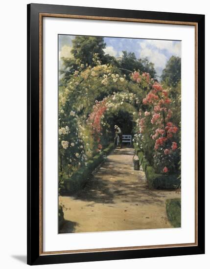 In the Garden-Peder Mork Monsted-Framed Premium Giclee Print