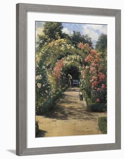 In the Garden-Peder Mork Monsted-Framed Premium Giclee Print