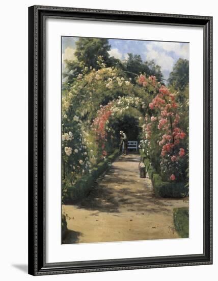 In the Garden-Peder Mork Monsted-Framed Premium Giclee Print