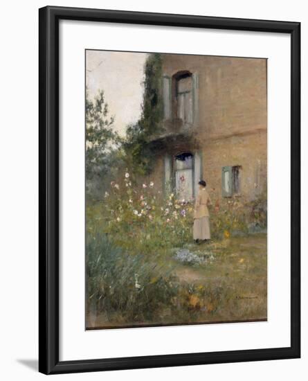 In the Garden-Ivan Pavlovich Pochitonov-Framed Giclee Print