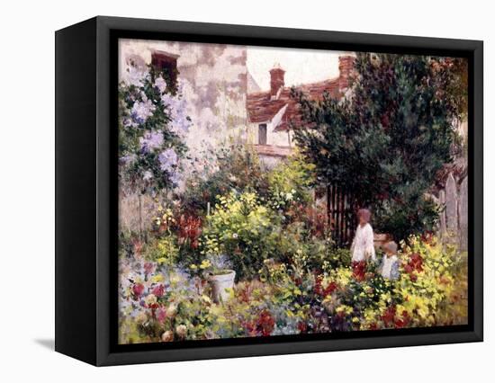 In the Garden-Camille Pissarro-Framed Premier Image Canvas