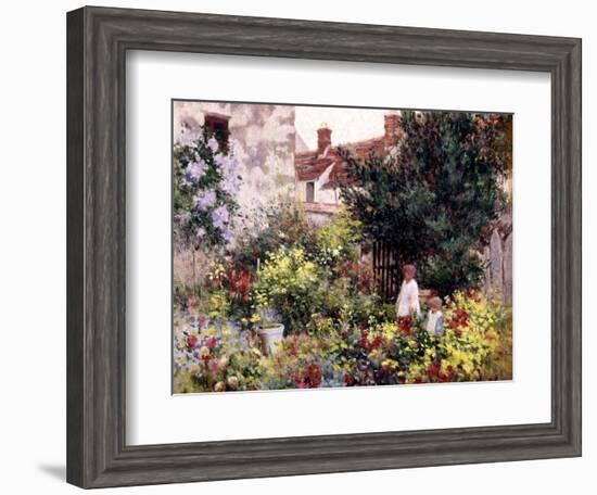 In the Garden-Camille Pissarro-Framed Giclee Print