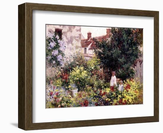 In the Garden-Camille Pissarro-Framed Giclee Print