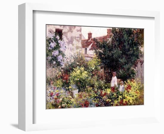 In the Garden-Camille Pissarro-Framed Giclee Print