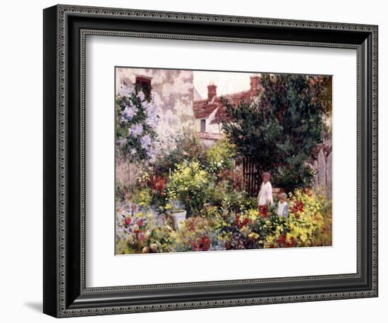 In the Garden-Camille Pissarro-Framed Giclee Print