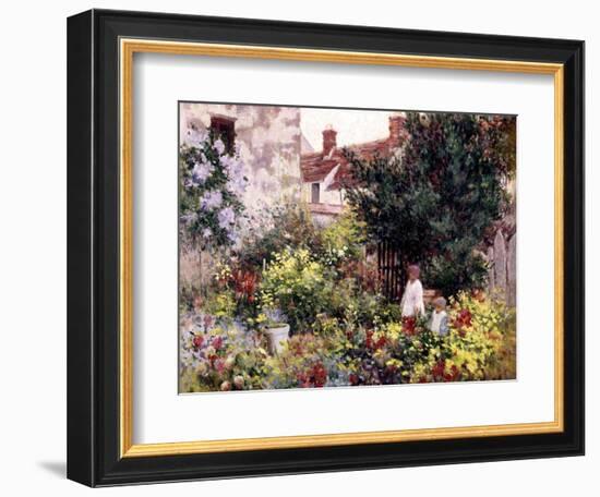 In the Garden-Camille Pissarro-Framed Giclee Print