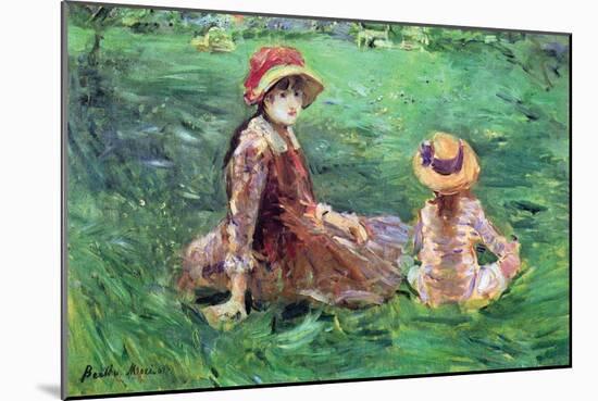 In the Garden-Berthe Morisot-Mounted Art Print