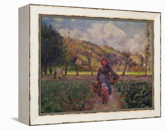 In the Garden-Camille Pissarro-Framed Premier Image Canvas