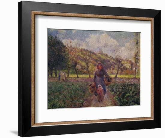 In the Garden-Camille Pissarro-Framed Giclee Print