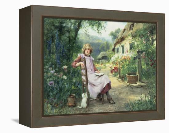 In the Garden-Henry John Yeend King-Framed Premier Image Canvas