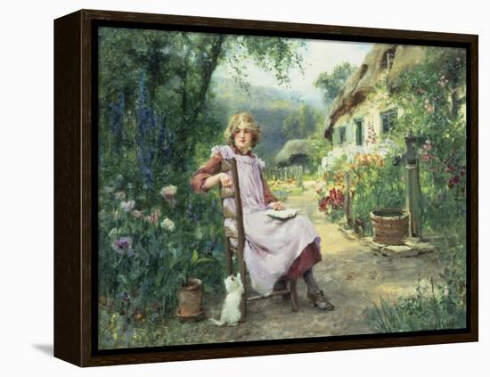 In the Garden-Henry John Yeend King-Framed Premier Image Canvas