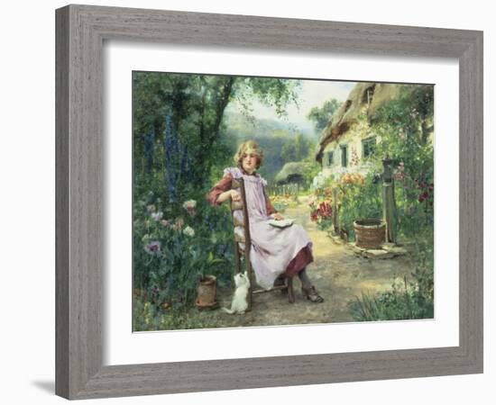 In the Garden-Henry John Yeend King-Framed Giclee Print