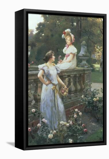 In the Garden-Wilhelm Menzler-Framed Premier Image Canvas