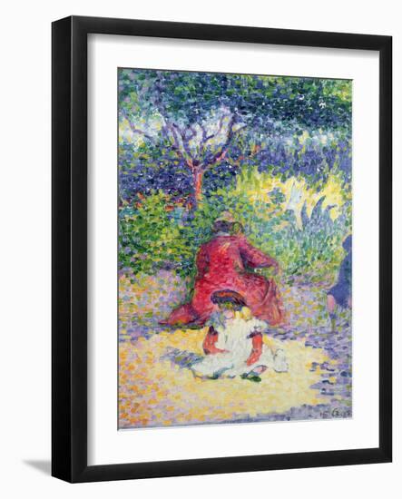 In the Garden-Henri-Edmond Cross-Framed Giclee Print