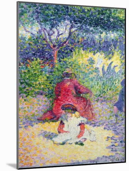 In the Garden-Henri-Edmond Cross-Mounted Giclee Print