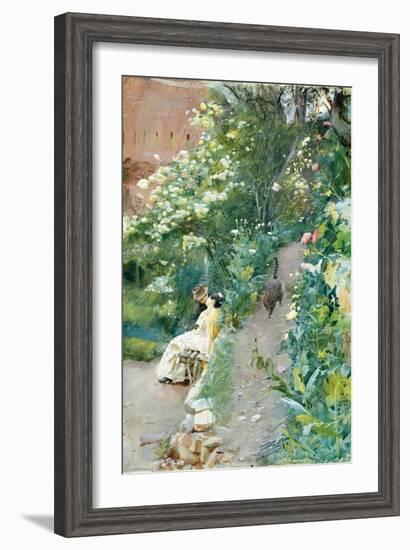 In the Gardens of Alhambra. 1887-Anders Leonard Zorn-Framed Giclee Print