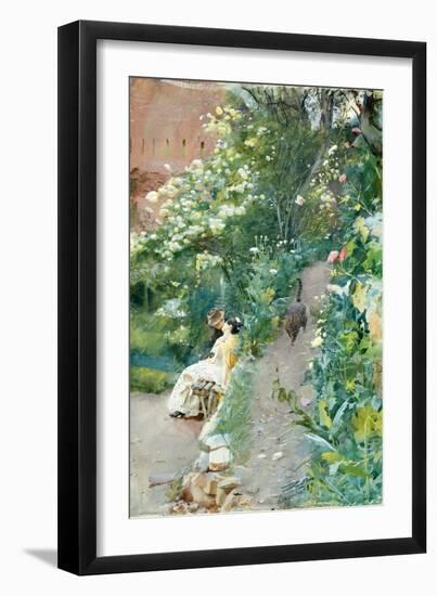In the Gardens of Alhambra. 1887-Anders Leonard Zorn-Framed Giclee Print