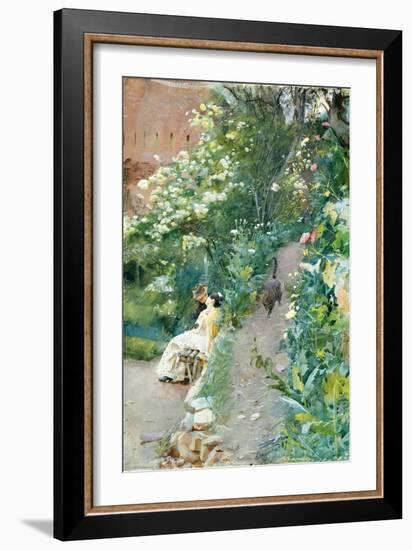 In the Gardens of Alhambra. 1887-Anders Leonard Zorn-Framed Giclee Print