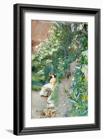 In the Gardens of Alhambra. 1887-Anders Leonard Zorn-Framed Giclee Print