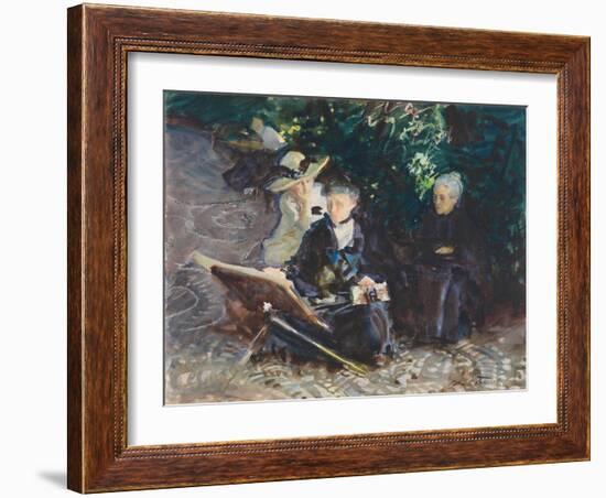 In the Generalife, 1912-John Singer Sargent-Framed Giclee Print