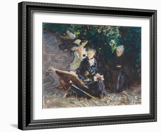 In the Generalife, 1912-John Singer Sargent-Framed Giclee Print