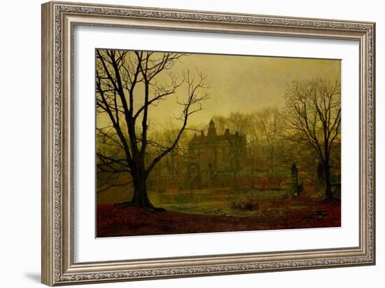 In the Gloaming, 1878-John Atkinson Grimshaw-Framed Giclee Print