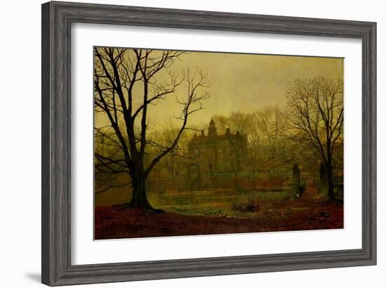 In the Gloaming, 1878-John Atkinson Grimshaw-Framed Giclee Print