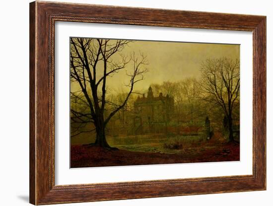 In the Gloaming, 1878-John Atkinson Grimshaw-Framed Giclee Print