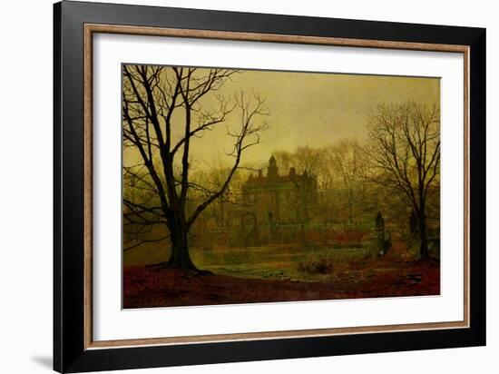 In the Gloaming, 1878-John Atkinson Grimshaw-Framed Giclee Print